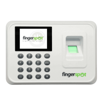  FINGERSPOT Mesin Absensi Fingerprint Livo-151B Grey (USB, Backup Battery)