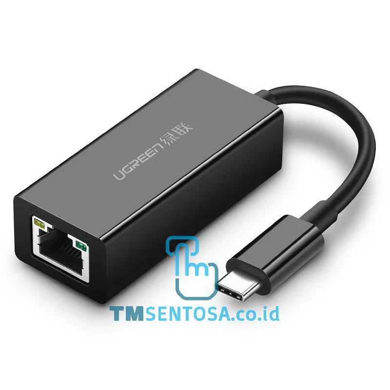 Ethernet Adapter USB Type-C ABS BK US236 - 50307