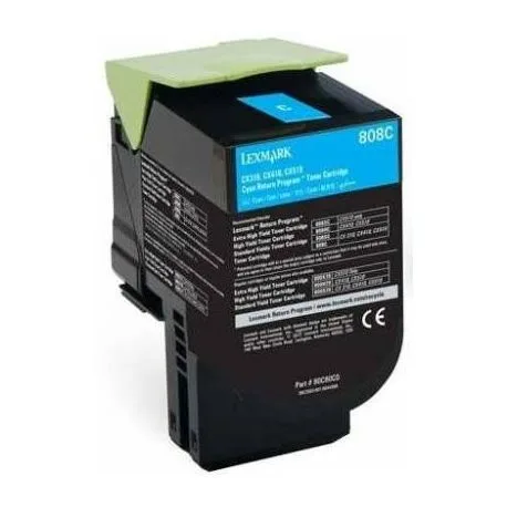 808C Cyan Toner Cartridge 1K [80C80C0]