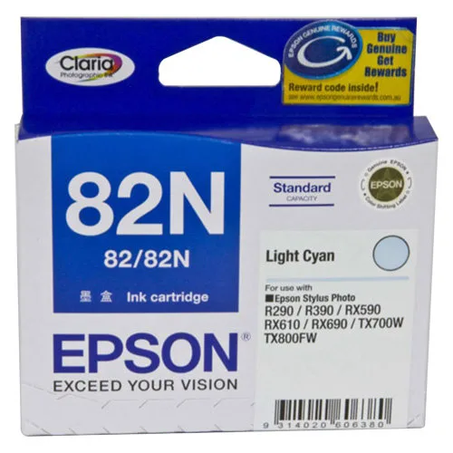 Light Cyan Ink Catridge 82N (T1125)