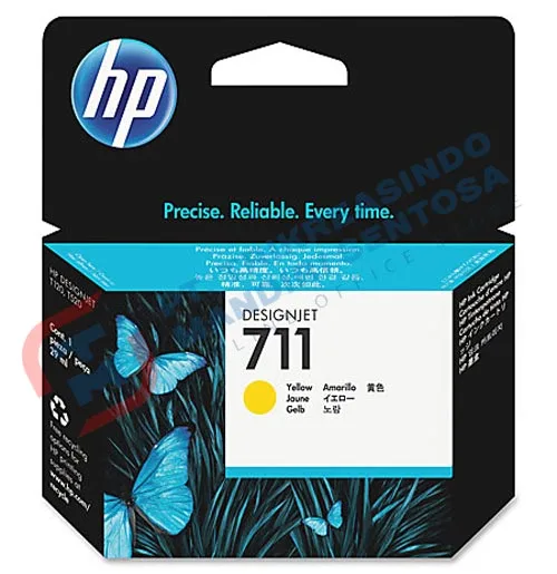 711 YELLOW INK CARTRIDGE 29ML [CZ132A]