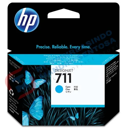 711 CYAN INK CARTRIDGE 29ML [CZ130A]
