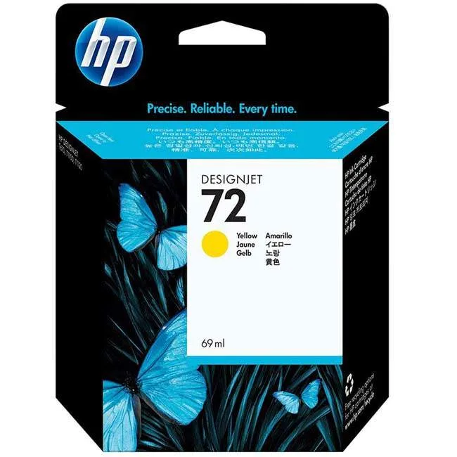 HP 72 69ml Yellow Ink Cartridge [C9400A]