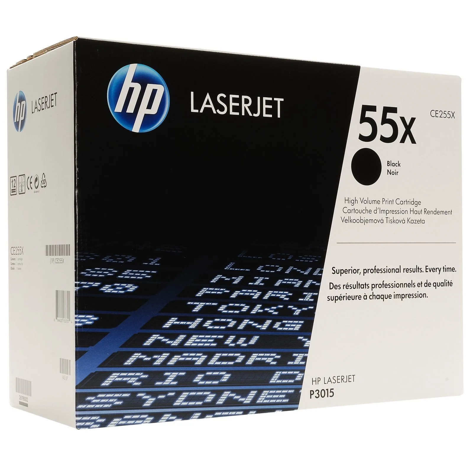 BLACK TONER 55X [CE255X]
