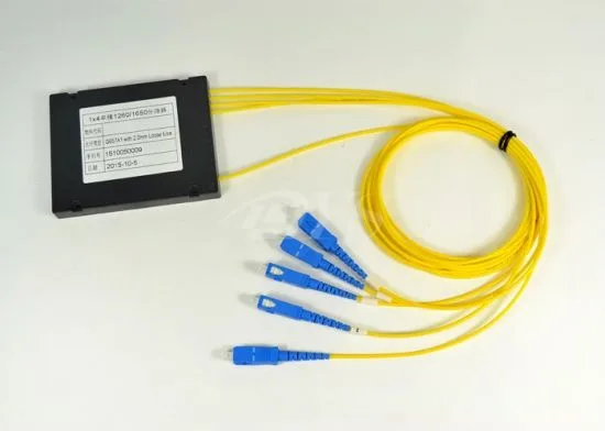 Optical PLC Passive Splitter 2:4