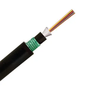 Fiber Optic Cable Double Jacket Armoured Direct Buried OM3 24c