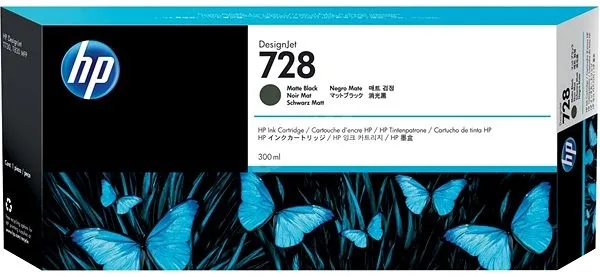 HP 728 300ml Matte Black Designjet Ink [F9J68A]