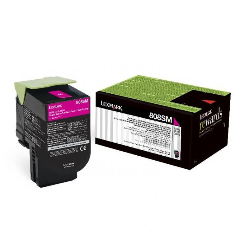 808SM Magenta Standard Yield Toner Cartridge 2K [80C8SM0]