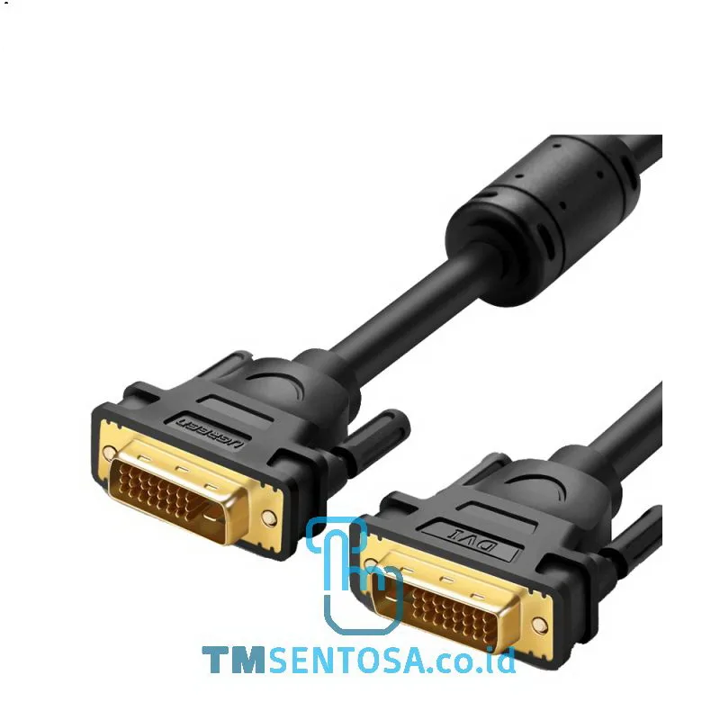 DVI (24+1) Male to Male Cable Gold Plated 3m Black - 11607