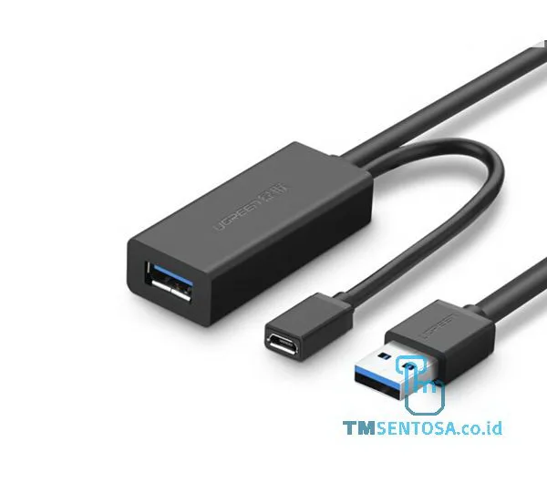 USB 3.0 Extension Cable + Repeater 10m Black US175 - 20827