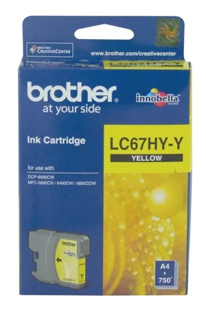 Yellow Ink Cartridge (LC-67 HY Y)