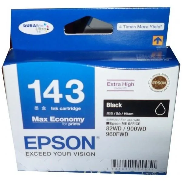 Black Ink Cartridge 143 (T1431)