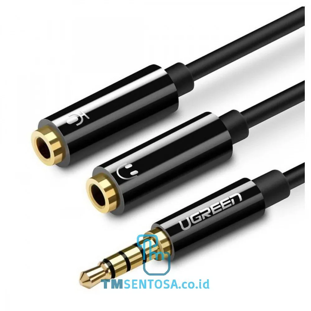 3.5mm Male to 3.5mm Female Duo ABS BK AV141 - 30620
