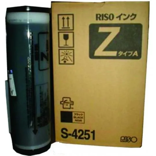 GRAPH Riso Ink Z, Type A, S-4251 (S6-1084 Riso Ink Black)