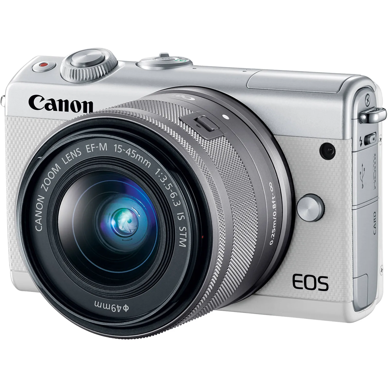 EOS M100 with 15-45mm Lens White