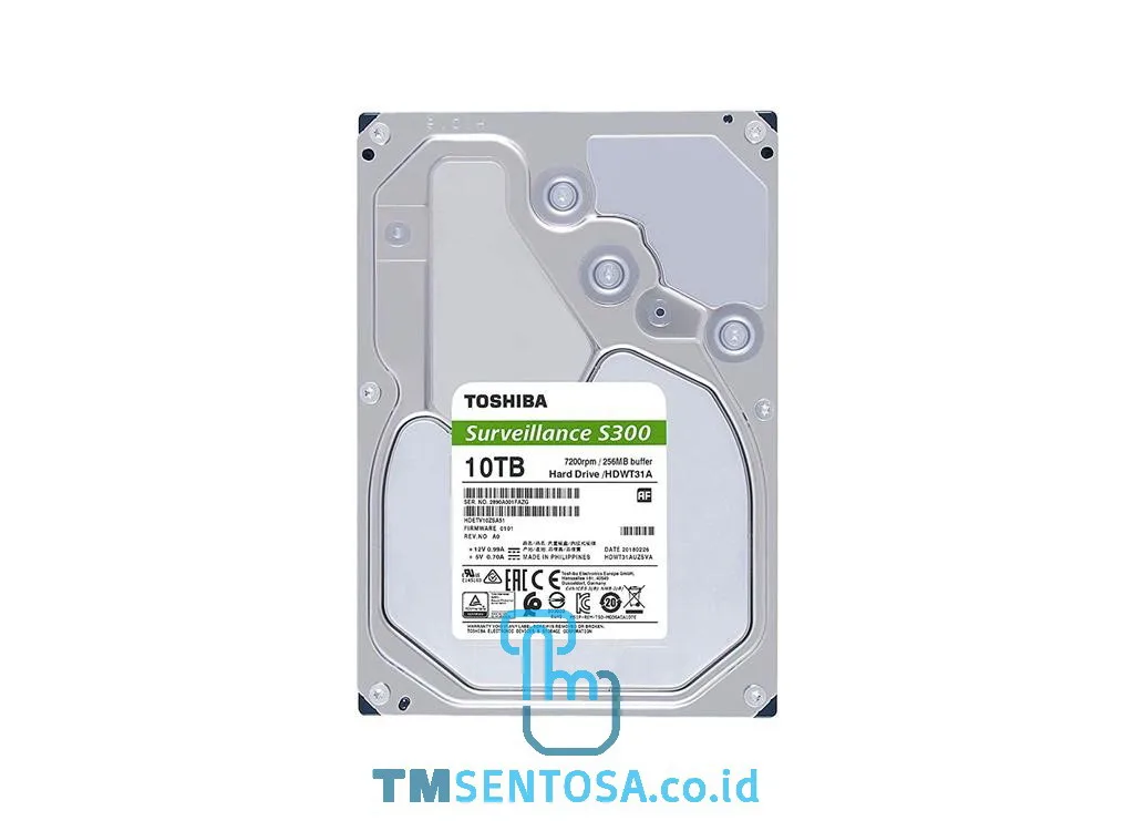 Internal HDD 3.5 Inch S300 10TB [HDWT31AUZSVA]