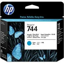 HP HP 744 Photobalck &amp; Cyan Print Head [F9J86A]