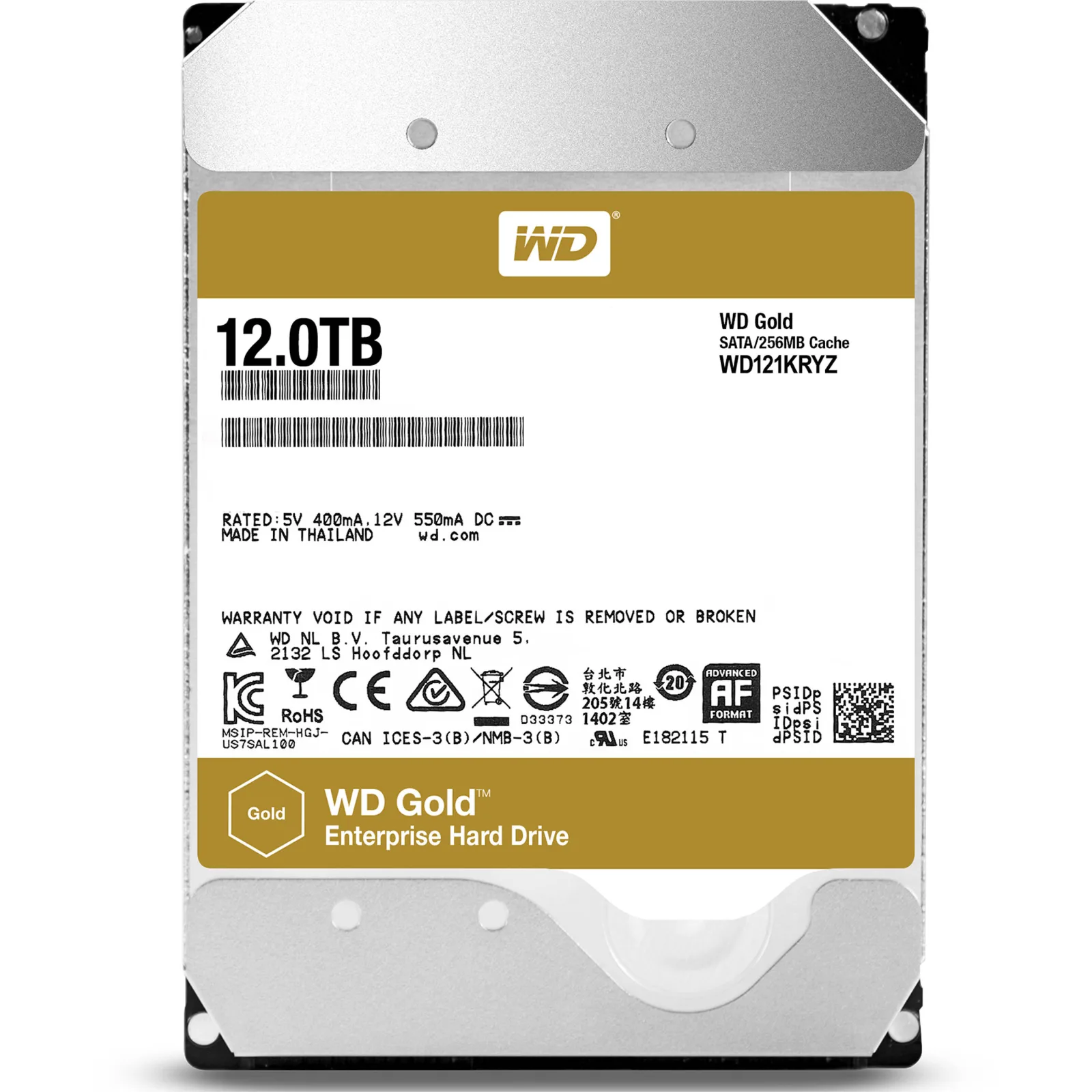 WD Gold 12TB [WD121KRYZ]