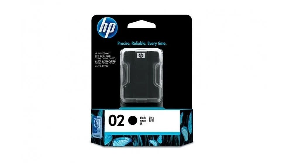 HP 02 AP Black Ink Cartridge [C8721WA]
