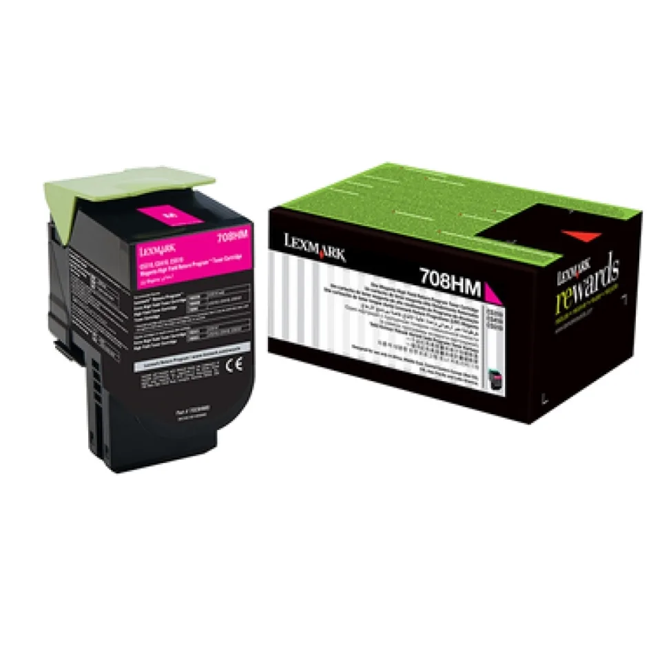 708HM Magenta High Yield Toner Cartridge 3K [70C8HM0]