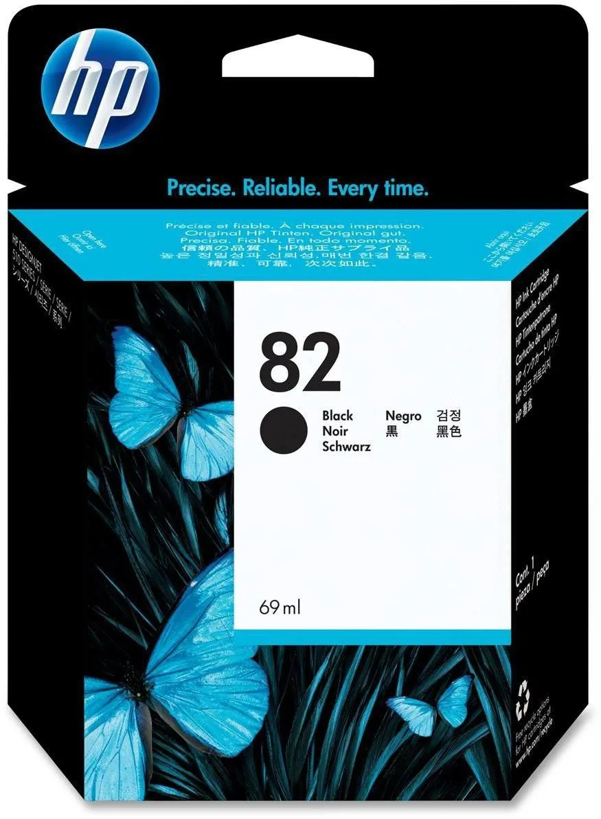 HP 82 Black Ink Cartridge ( Large ) [CH565A]