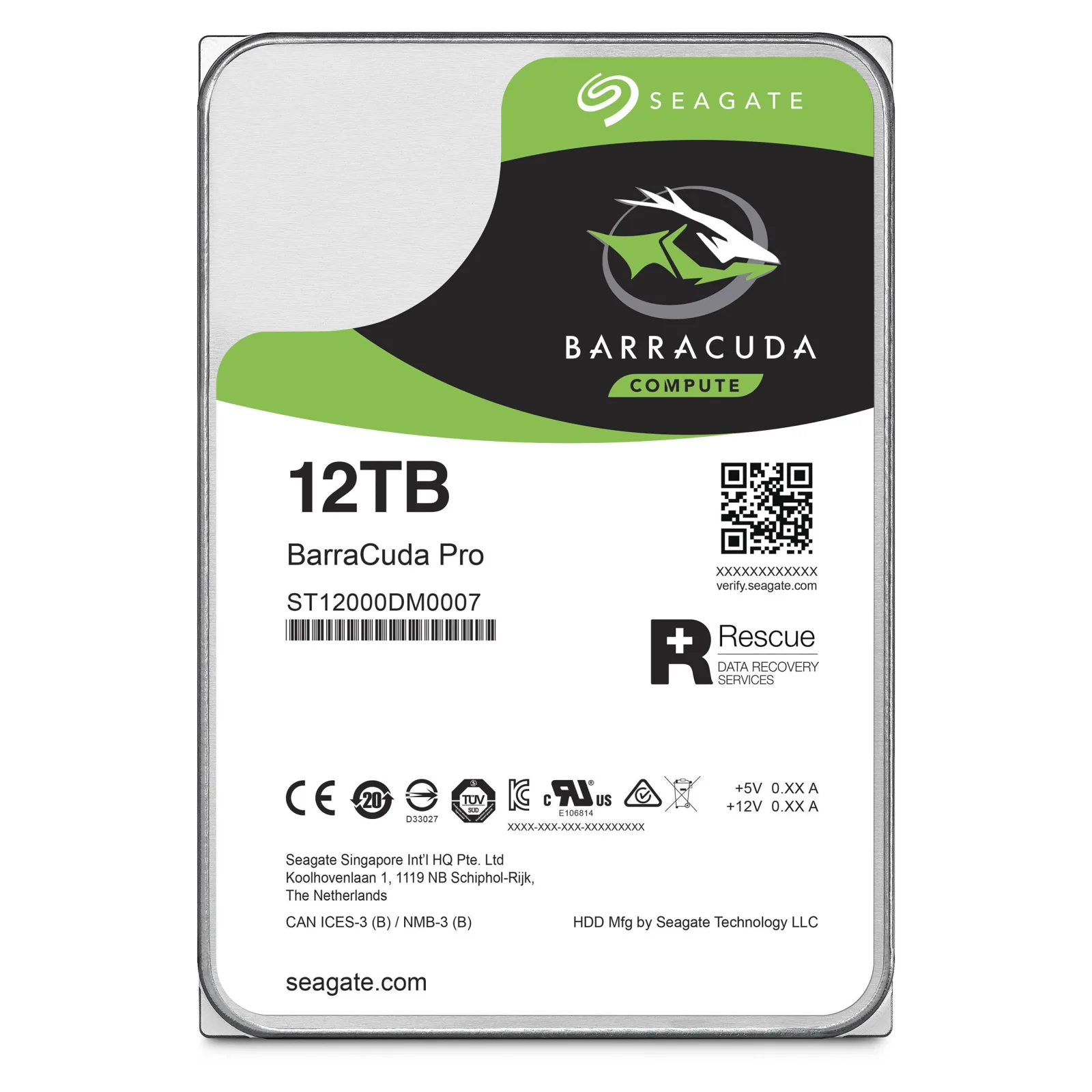 BARRACUDA PRO + Rescue ST12000DM0007