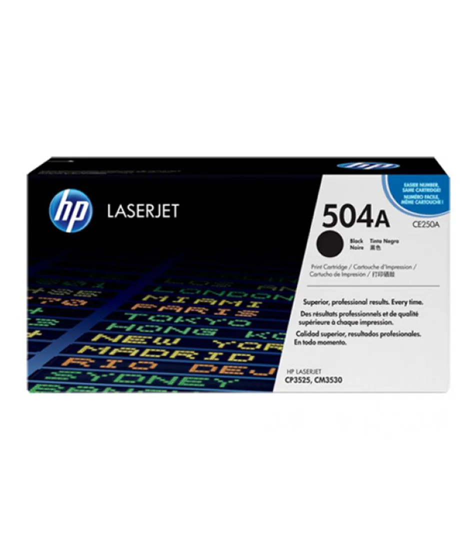 HP CP3525/CM3530 MFP Black 5K Print Crtg [CE250A]