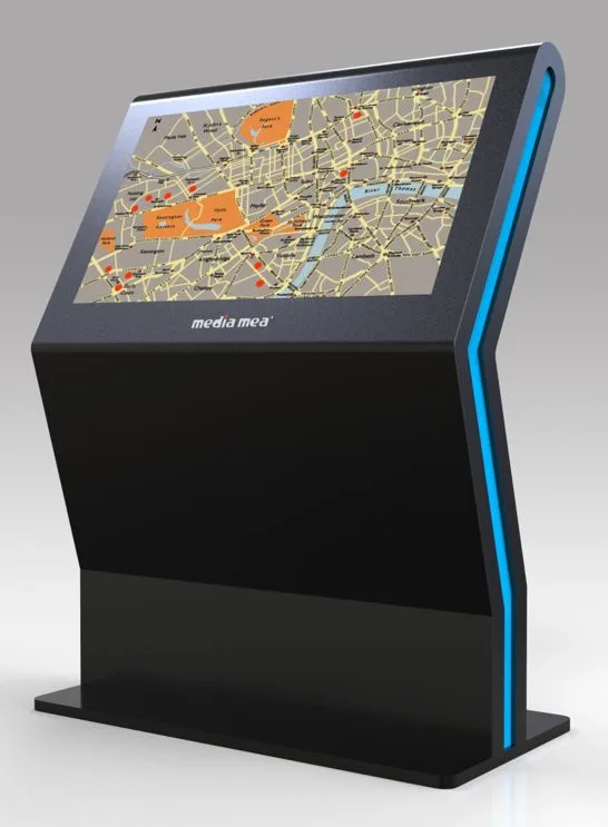 InnoGRAPH Digital Signage LCD Interactive Kiosk S Shape