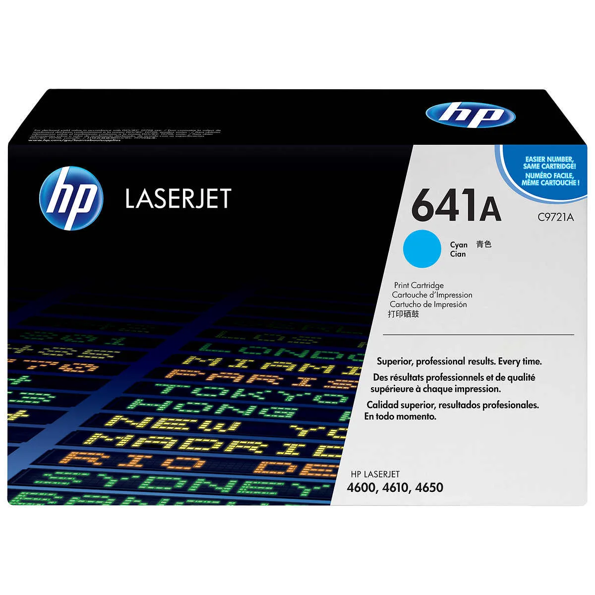 HP 4600 4650 Cyan Print Cartridge [C9721A]