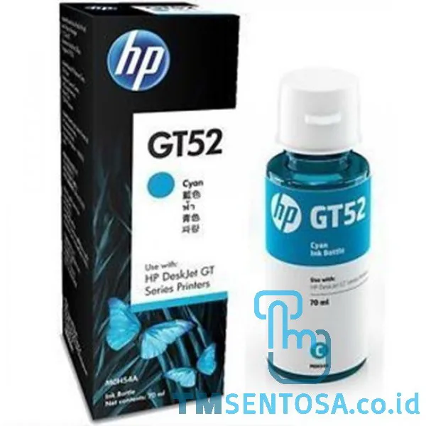 GT52 Cyan Original Ink Bottle M0H54AA