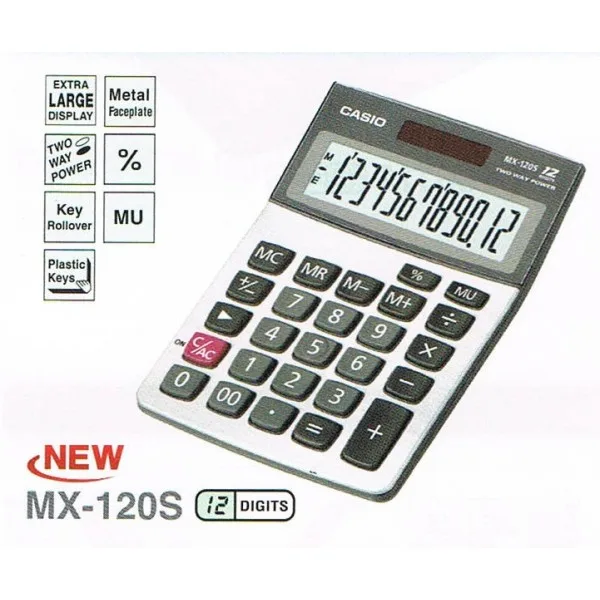 CASIO Kalkulator MX-120 S