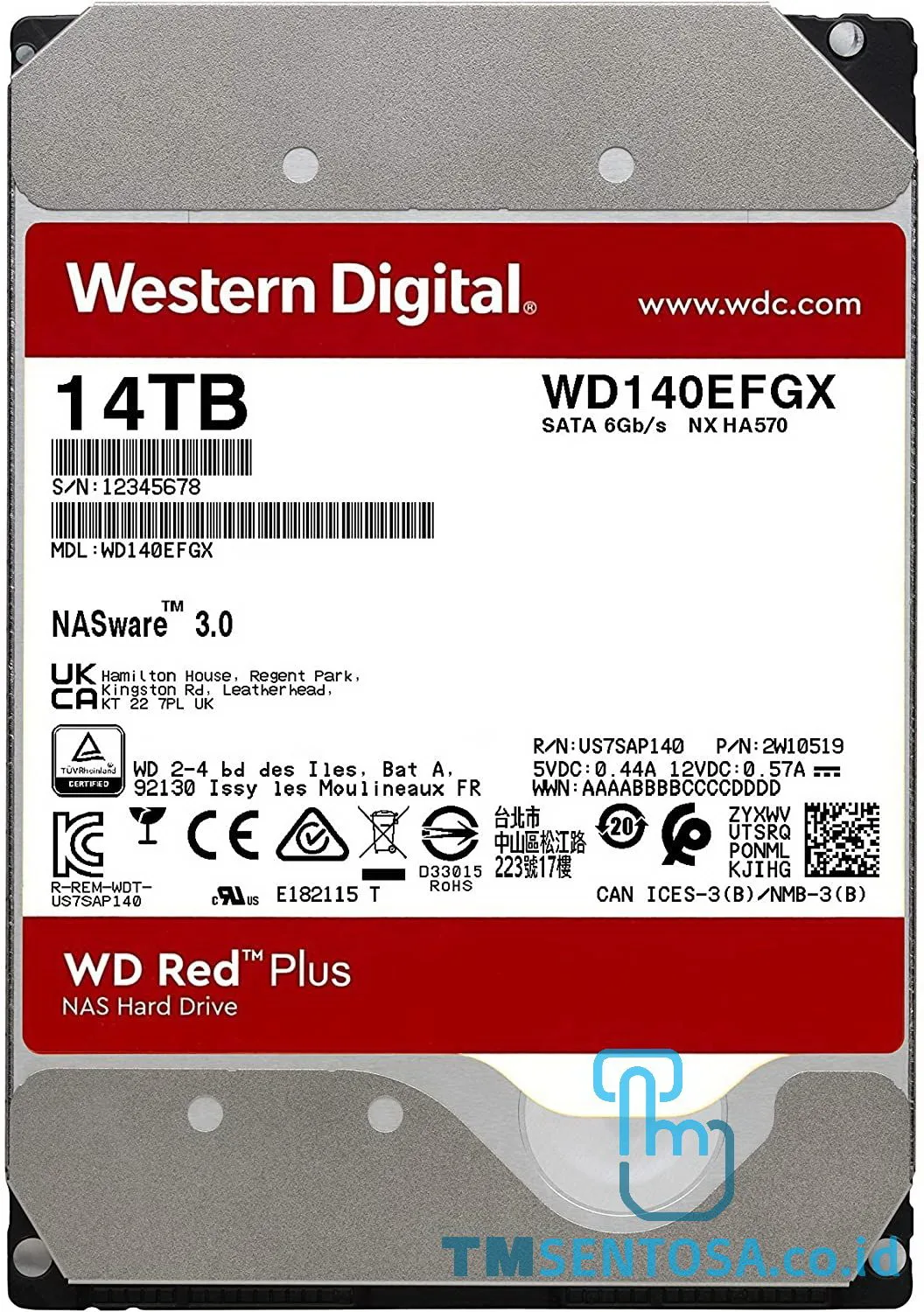 CAVIAR RED 14TB WD140EFGX