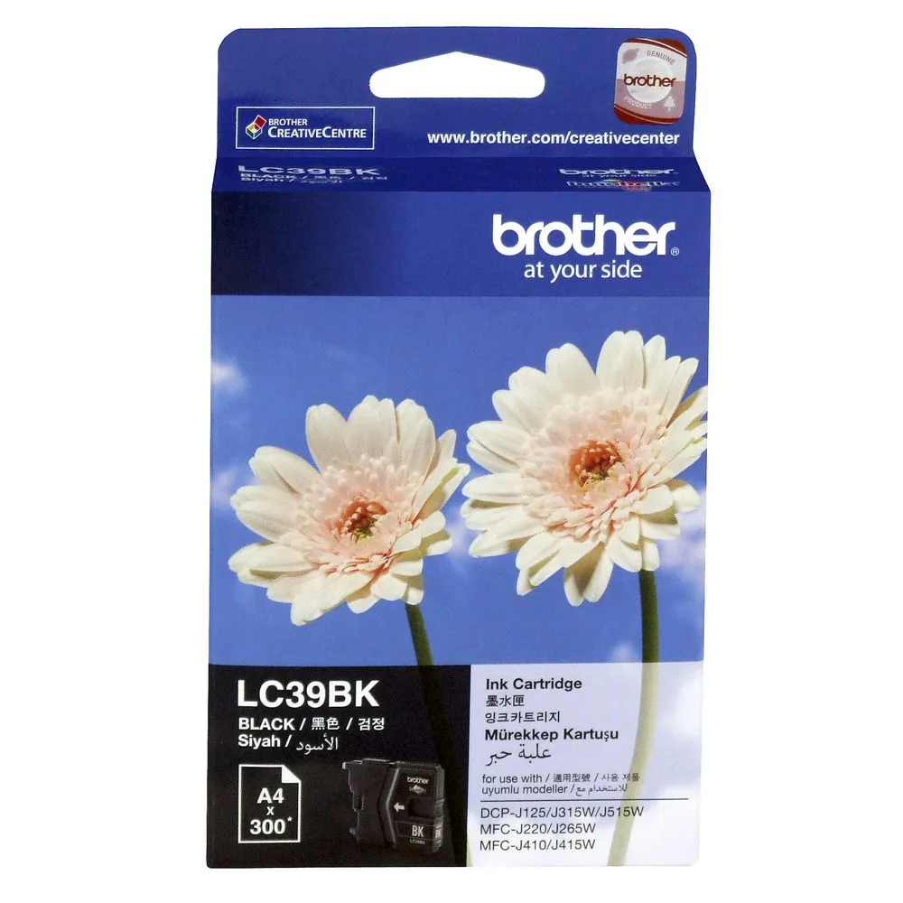 Black Ink Cartridge (LC-39 BK)