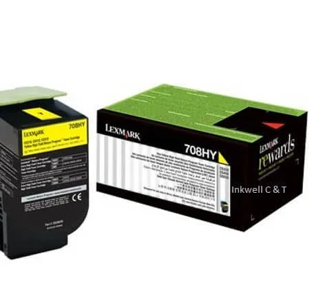708Y Yellow Toner Cartridge 1K [70C80Y0]