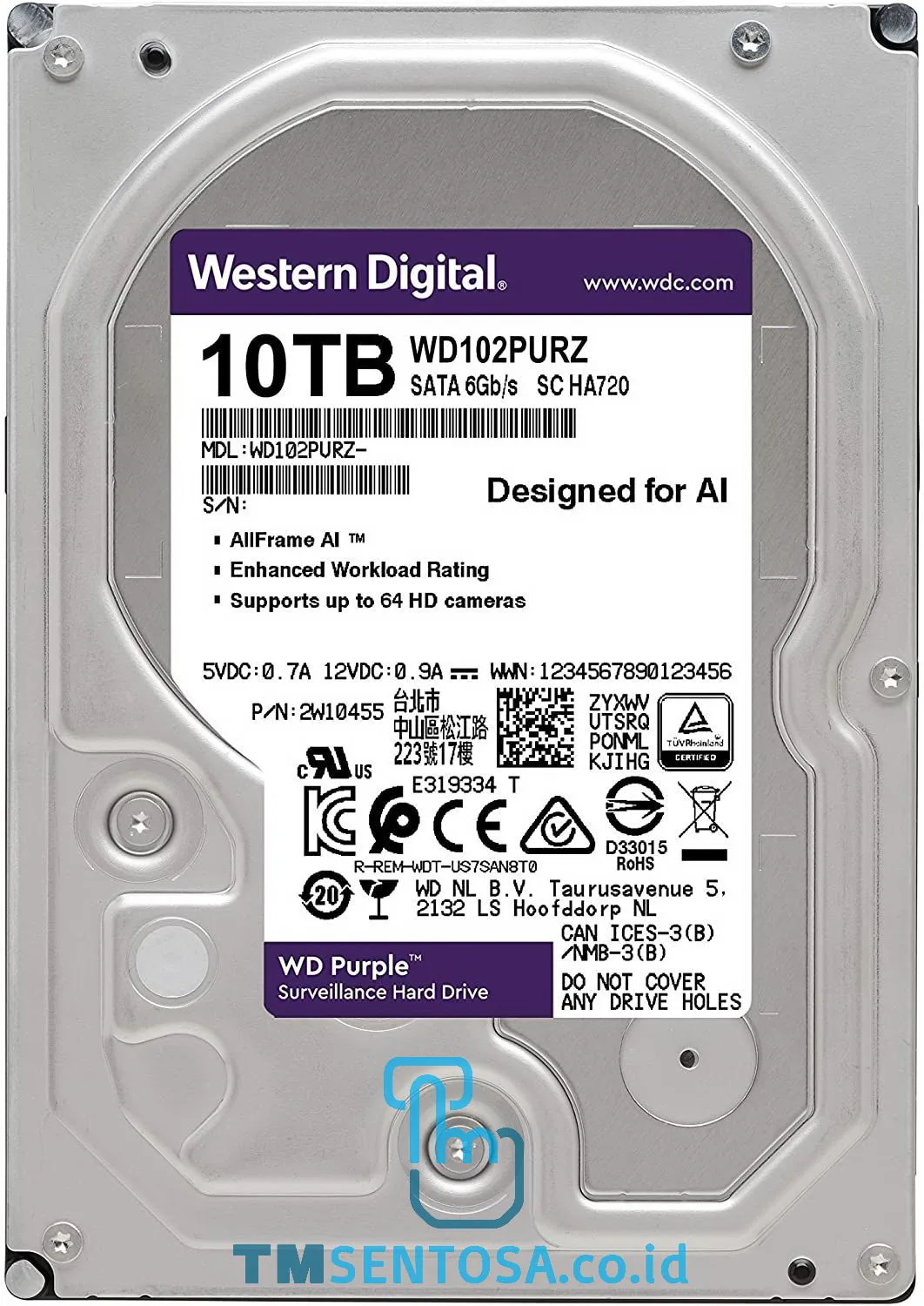 PURPLE 10TB [WD102PURZ]
