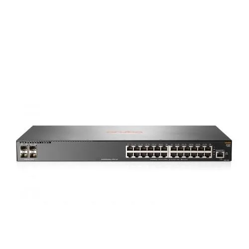 Managed Switch 2930F 24 Port Gigabit 4 Port SFP+ [JL253A] + HPE 10G SFP+ 3m DAC Cable [J9283B]