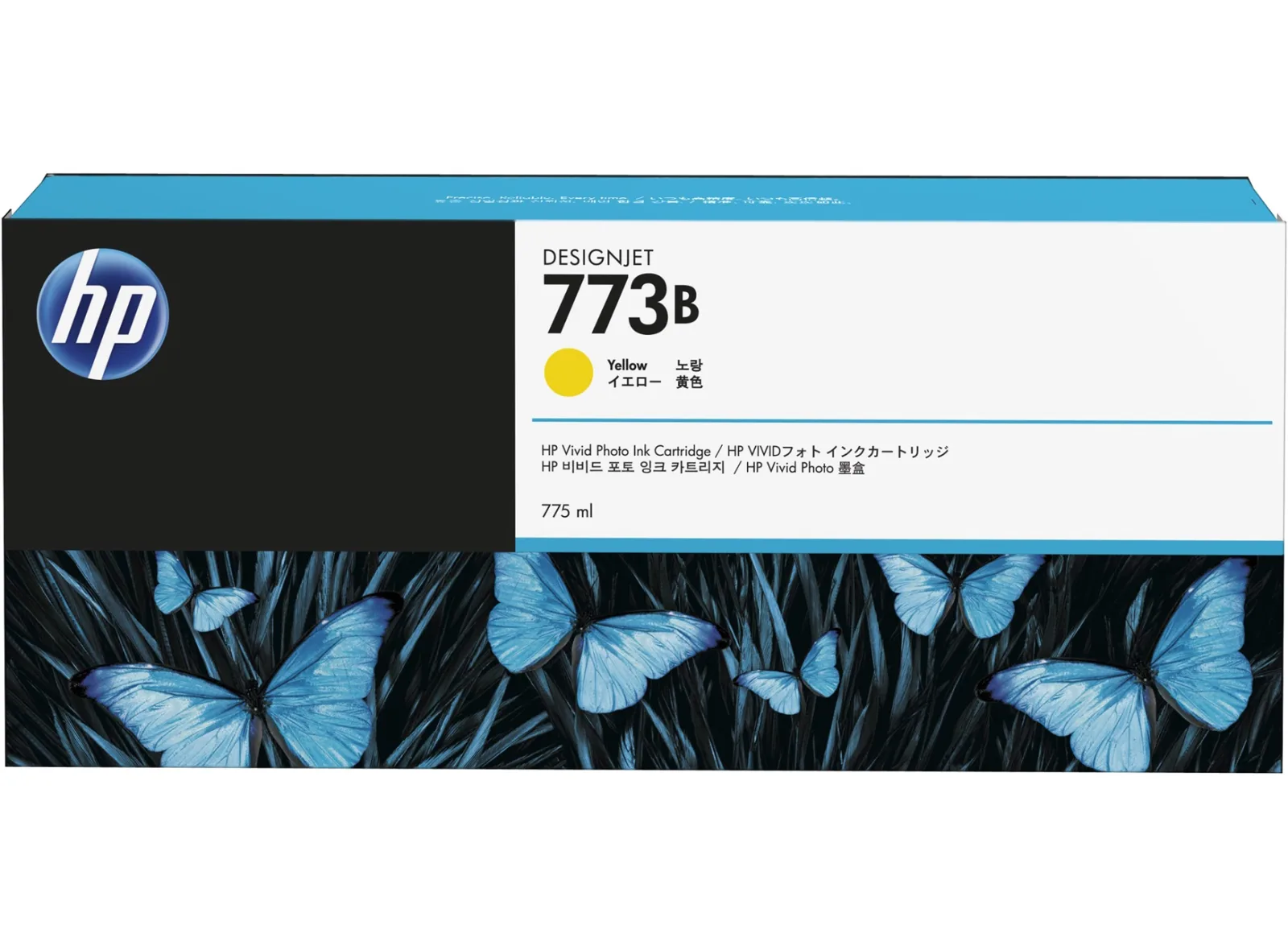 HP 773B 775-ml Yellow Ink Cartridge [C1Q32A]