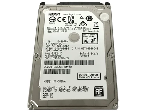 HGST 1TB - 7,200 rpm