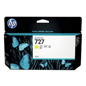 HP 727 300-ml Yellow Ink Cartridge [F9J78A]