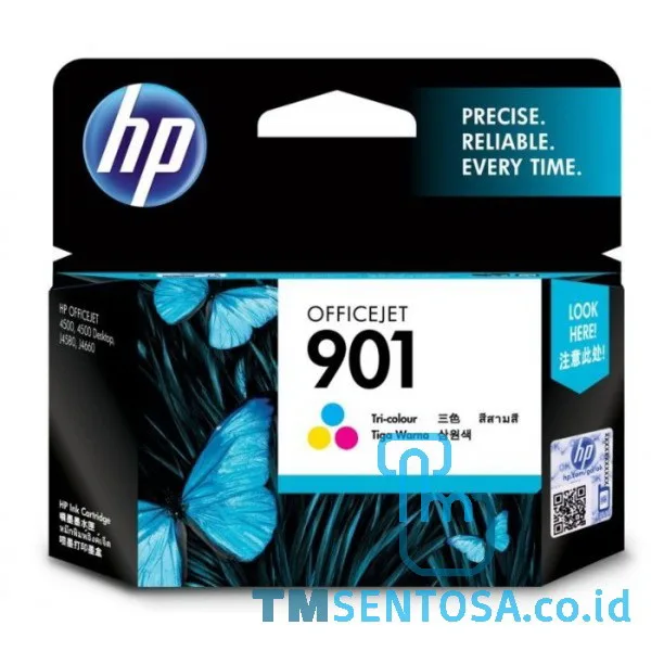 901 Tri Colour Ink Cartridge CC656AA