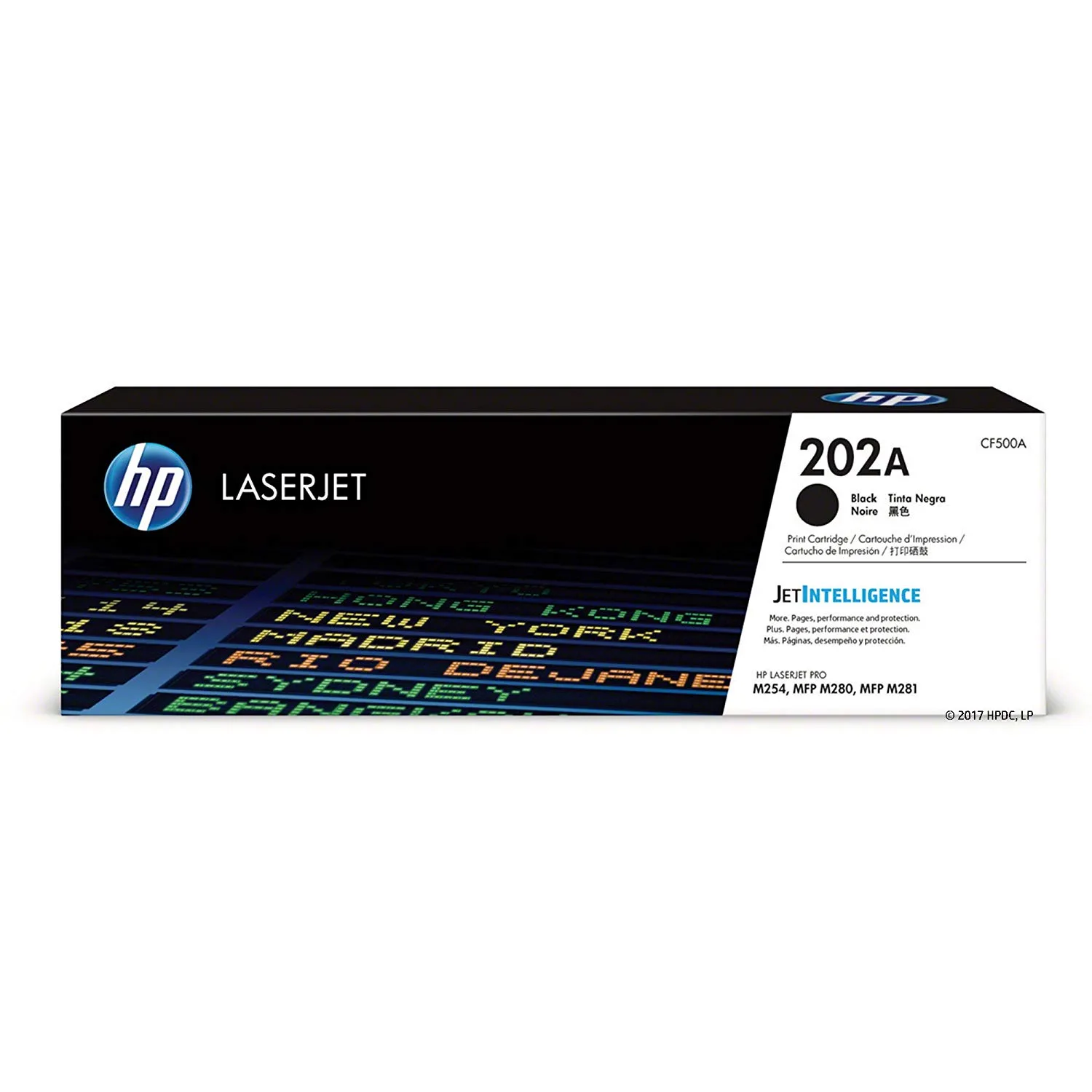 Black LaserJet Toner Cartridge 202A (CF500A)