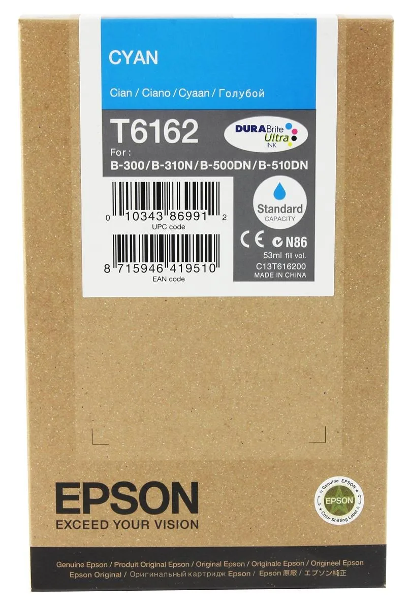 EPSON Cyan Ink Cartridge T6162 [C13T616200]