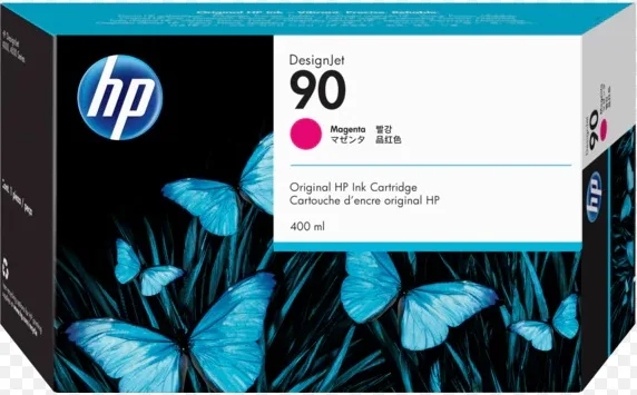 HP 90 Magenta 400ml Ink Cartridge [C5063A]