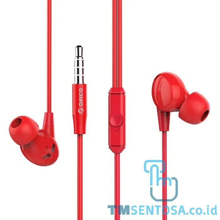SOUNDPLUS IN-EAR MUSIC EARPHONE RP1 - RED