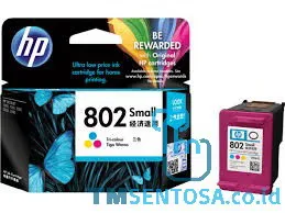 Small Tri-Color Ink Cartridge 802 [CH562ZZ]
