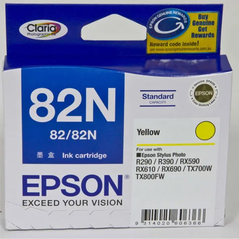Yellow Ink Cartridge 82N (T1124)