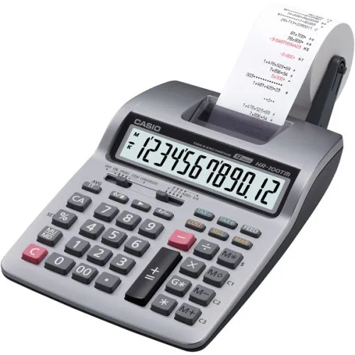CASIO Kalkulator HR-100TM (Printing Calculator)