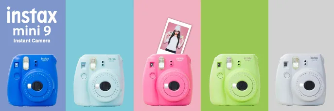 FUJIFILM Instax Mini 9 Instant - Cobalt Blue