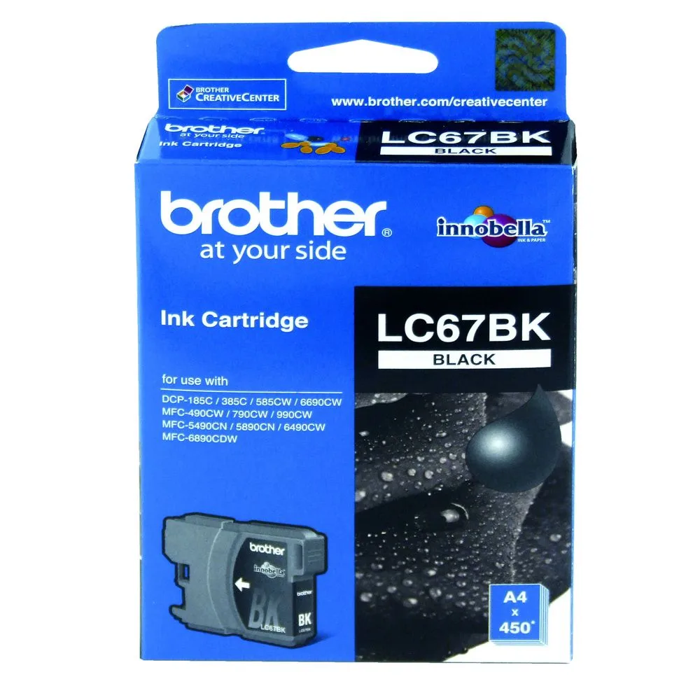 Black Ink Cartridge (LC-67 BK)