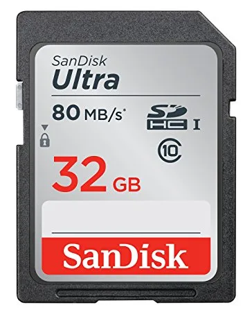 Ultra SDHC 32GB C10 R 80MB/s [SDSDUNC-032G-GN6IN]